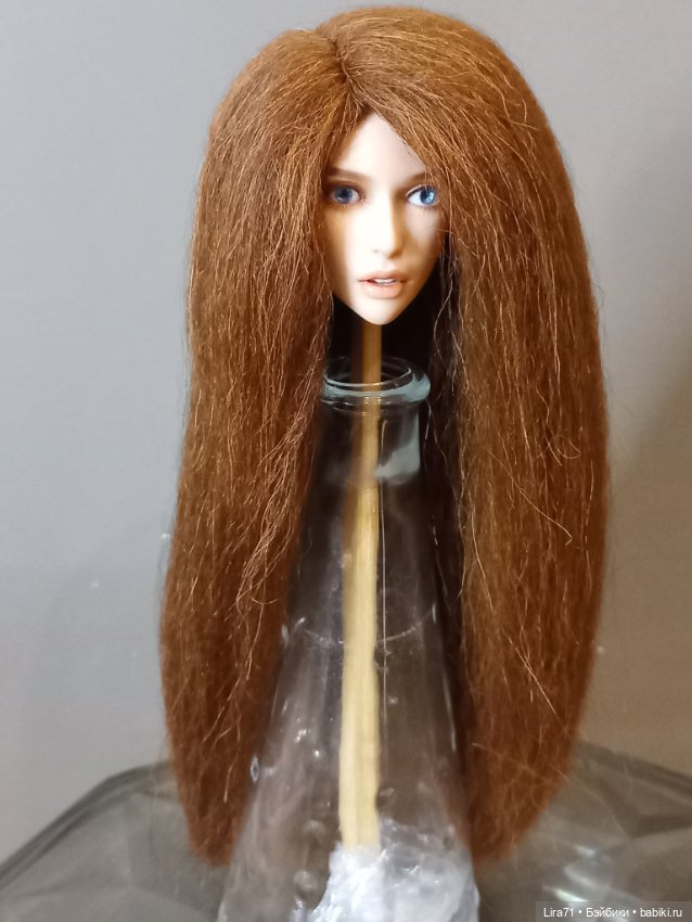 Длинный парик из тресс верблюда (фото 9)