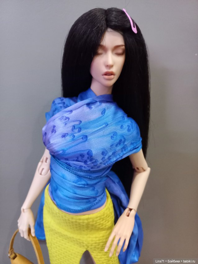 Парик длинный на окружность 13-14 см