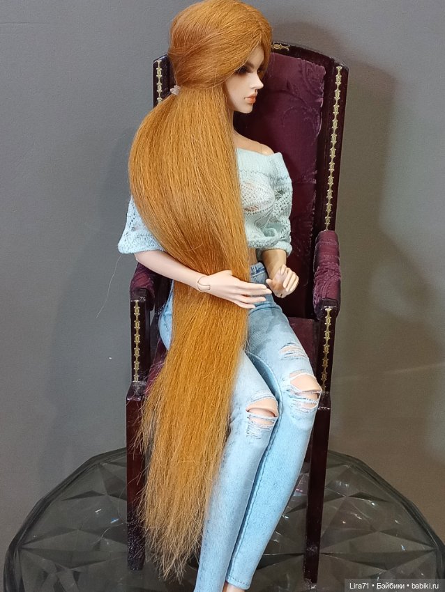 Длинный парик из верблюда