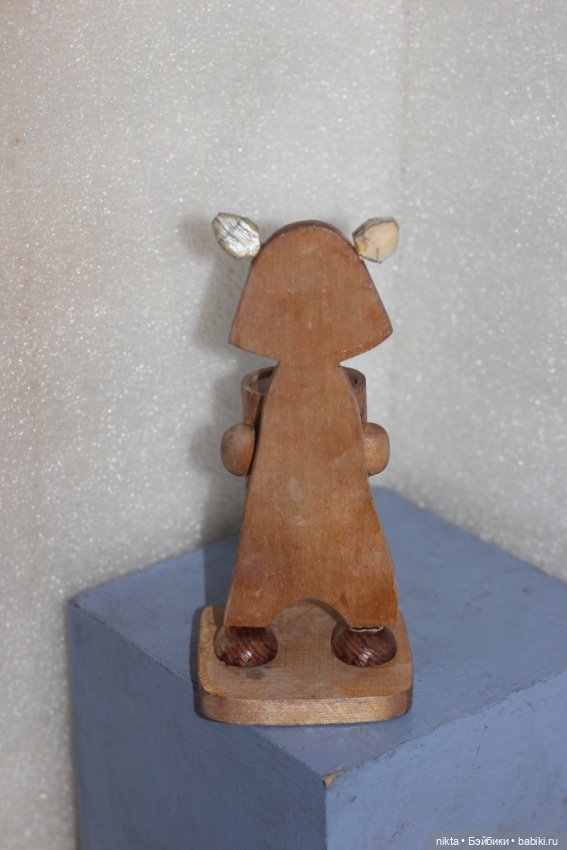 Игрушка, сувенир СССР * Шкатулка * Мишка с бочонком (фото 3)