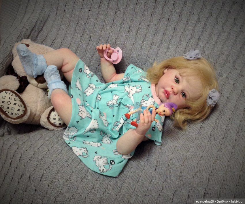 Девочка Оливия — Куклы реборн (фото 7)
