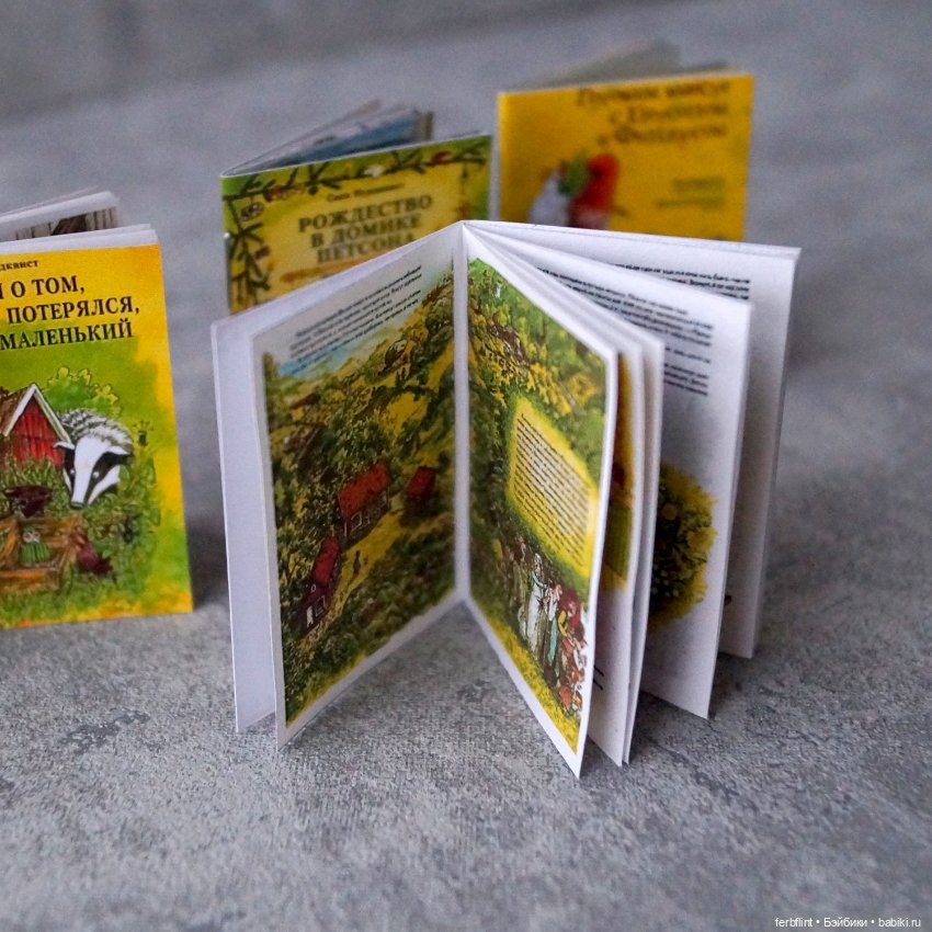 Набор книг "Петсон и Финдус" в масштабе 1:6 (фото 3)