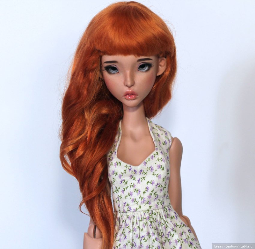 Парик из альпаки для Ellana Lillycat Cerisedolls (фото 5)