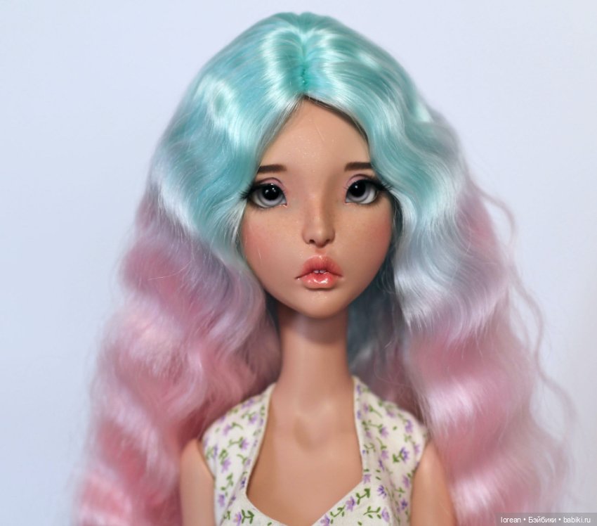 Парик из ангорской козы для Ellana Lillycat Cerisedolls (фото 2)