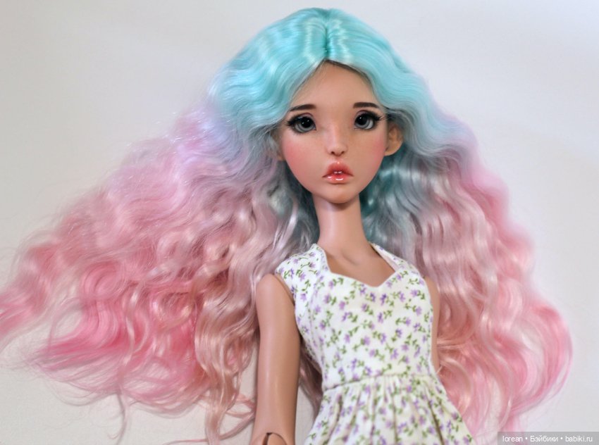 Парик из ангорской козы для Ellana Lillycat Cerisedolls (фото 3)