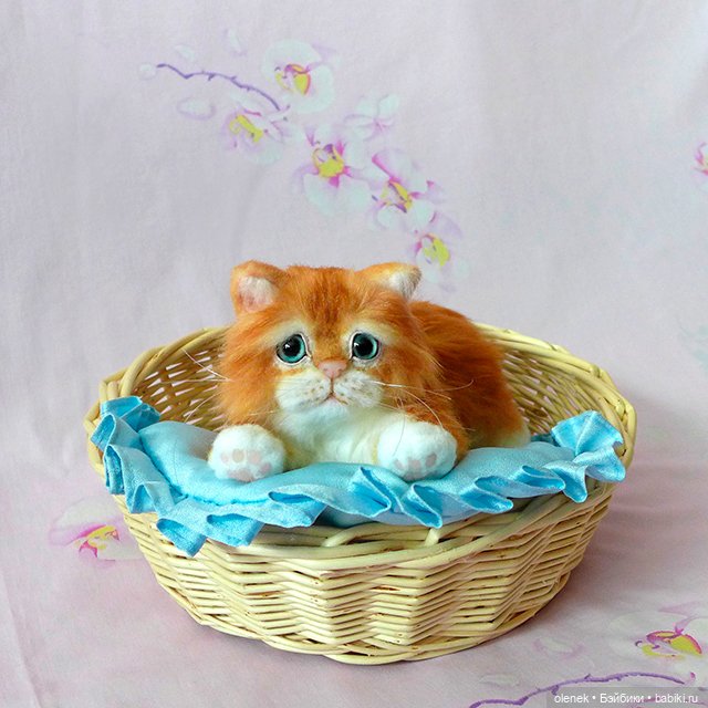 Котенок ручной работы (Доставка по России включена)