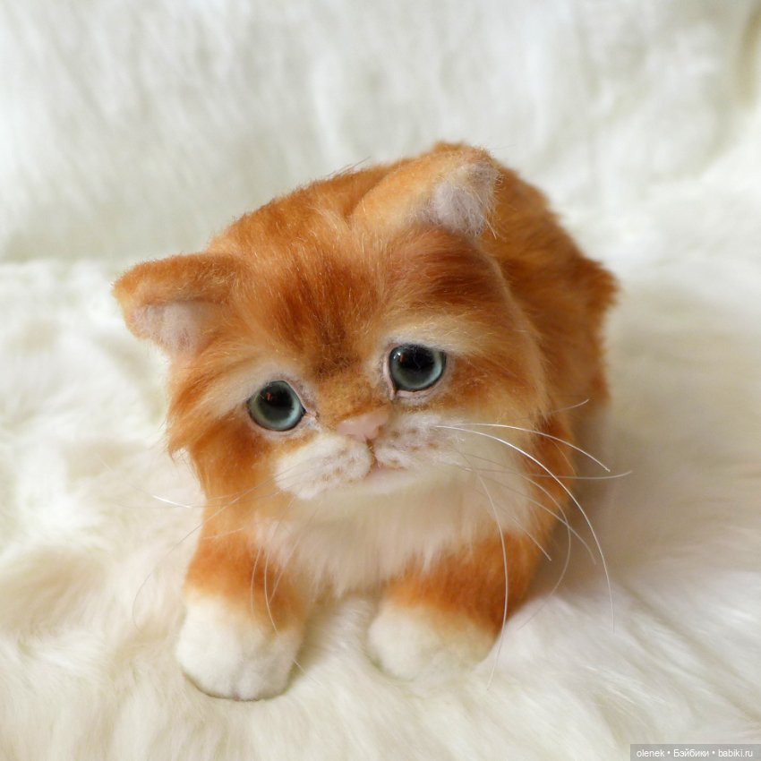 Котенок ручной работы (Доставка по России включена) (фото 8)