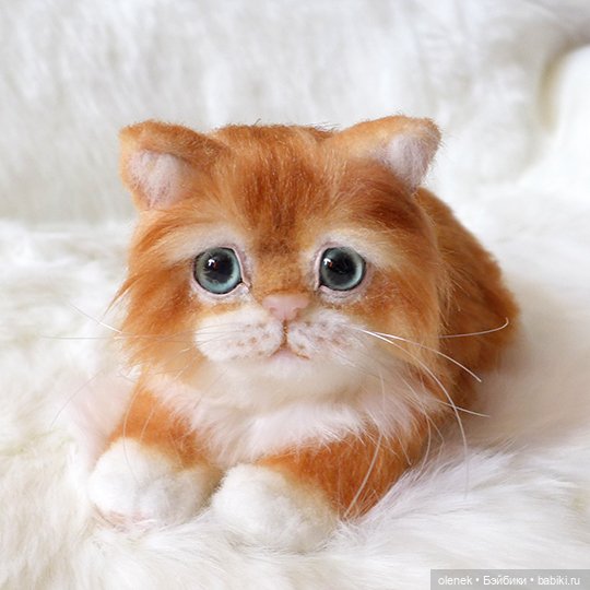 Котенок ручной работы (Доставка по России включена) (фото 5)