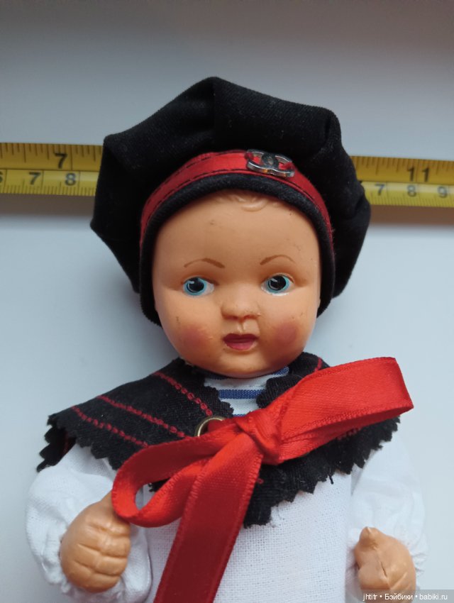 Пупс ГДР .Колкий пластик или целлулоид (фото 4)