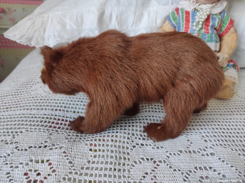 Мишка для антикварной куклы (фото 4)