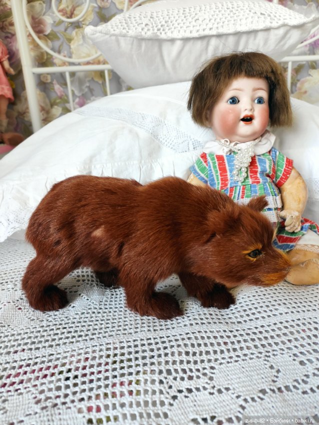 Мишка для антикварной куклы (фото 2)