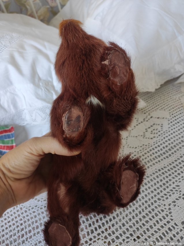 Мишка для антикварной куклы (фото 6)