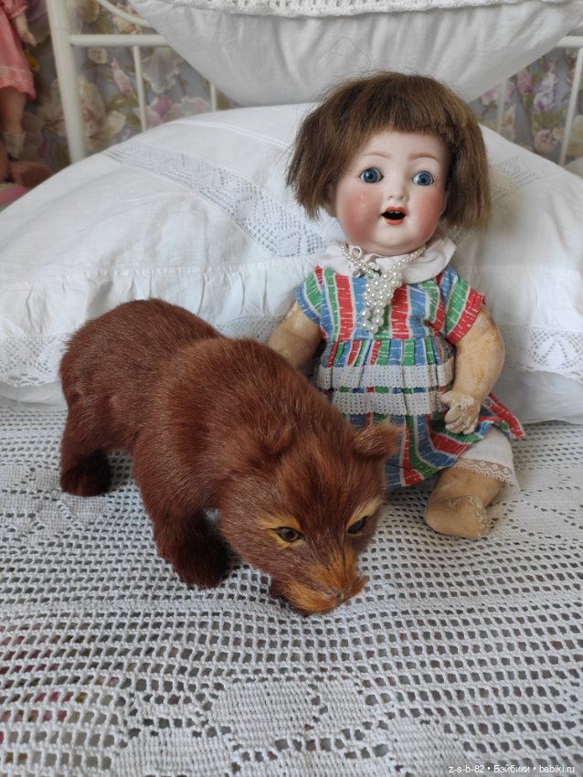 Мишка для антикварной куклы