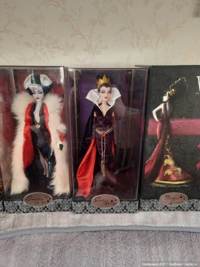 Лот лимитированных кукол злодеек Диснея (фото 4)