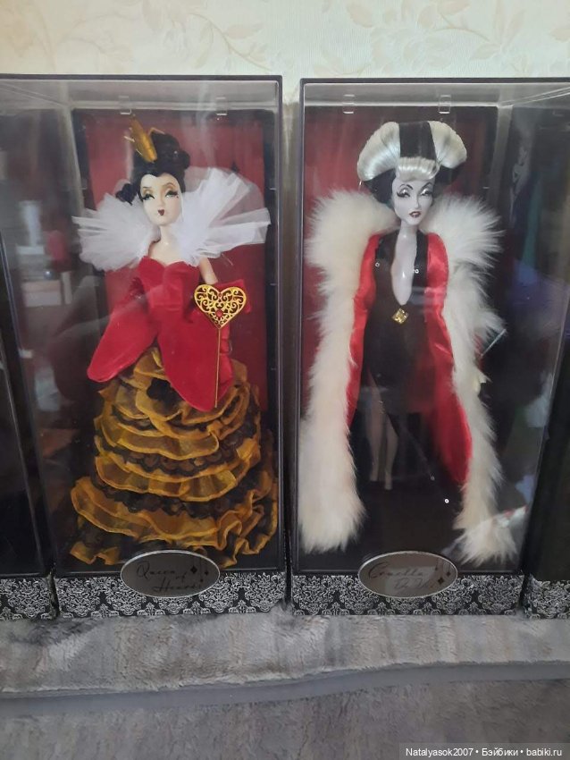 Лот лимитированных кукол злодеек Диснея