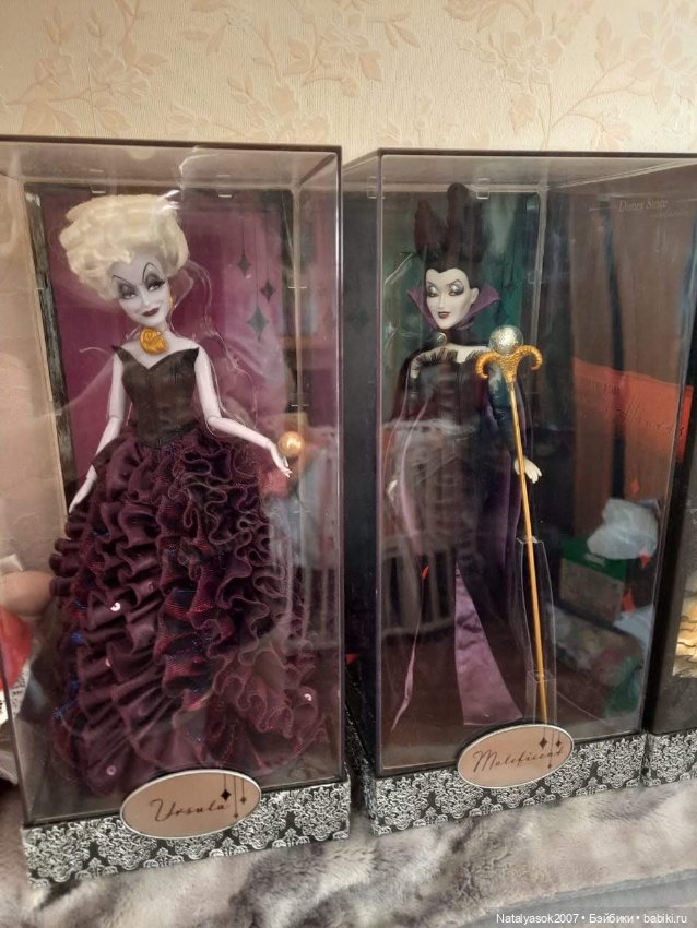 Лот лимитированных кукол злодеек Диснея