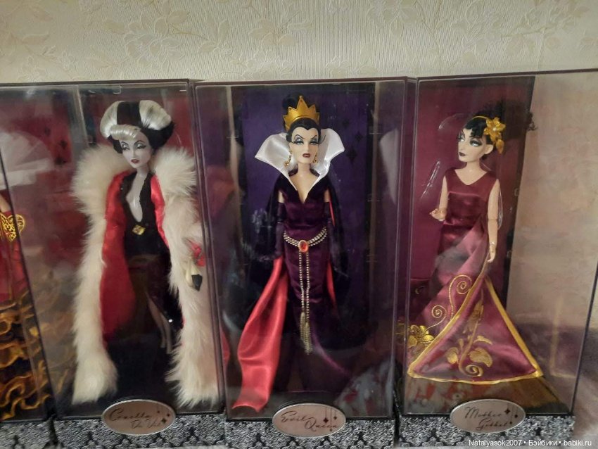 Лот лимитированных кукол злодеек Диснея (фото 3)