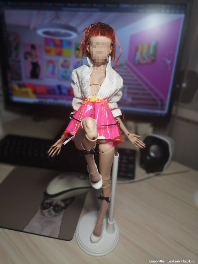 Парики на бжд 40 см шарнирная кукла (фото 5)