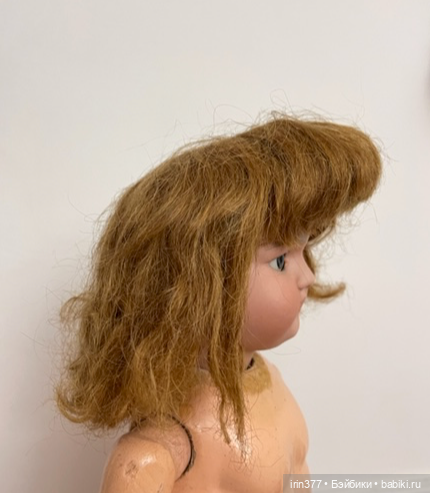 Парик натуральные волосы — Другое для антикварных кукол (фото 2)