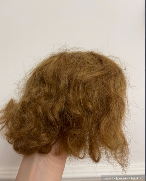 Парик натуральные волосы — Другое для антикварных кукол (фото 5)