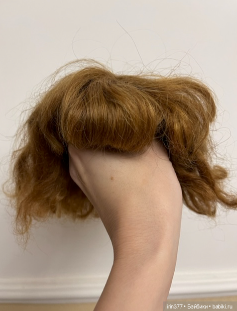 Парик натуральные волосы — Другое для антикварных кукол (фото 4)