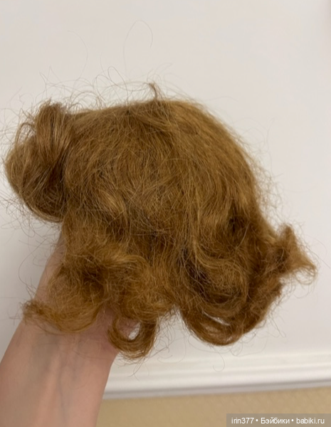 Парик натуральные волосы — Другое для антикварных кукол (фото 7)