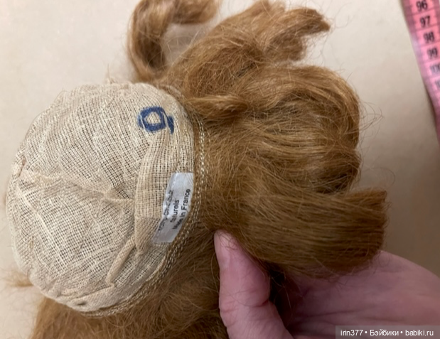 Парик натуральные волосы — Другое для антикварных кукол (фото 9)
