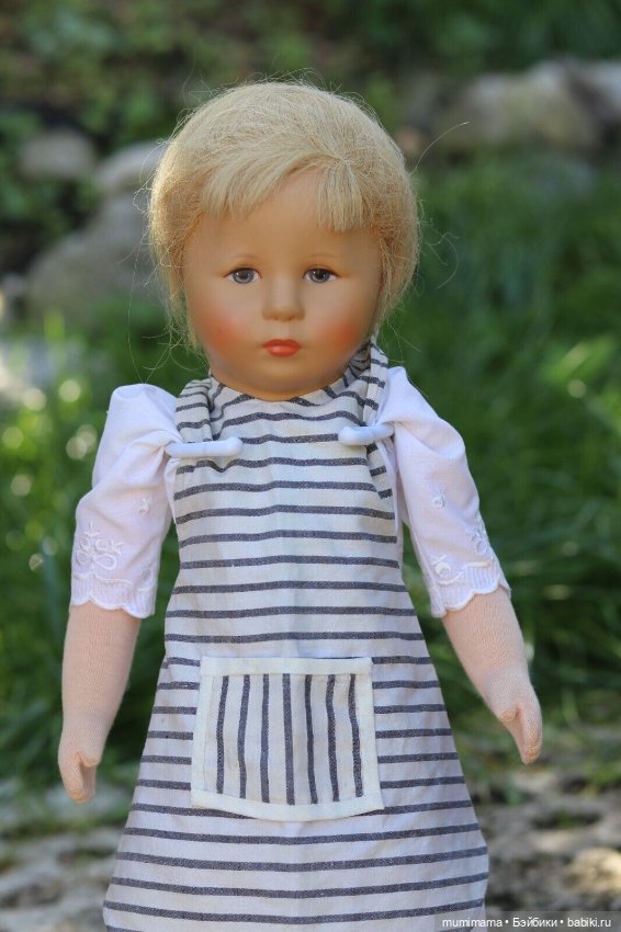 Винтажная кукла KÄTHE KRUSE 1990 года рост 47 см (фото 3)