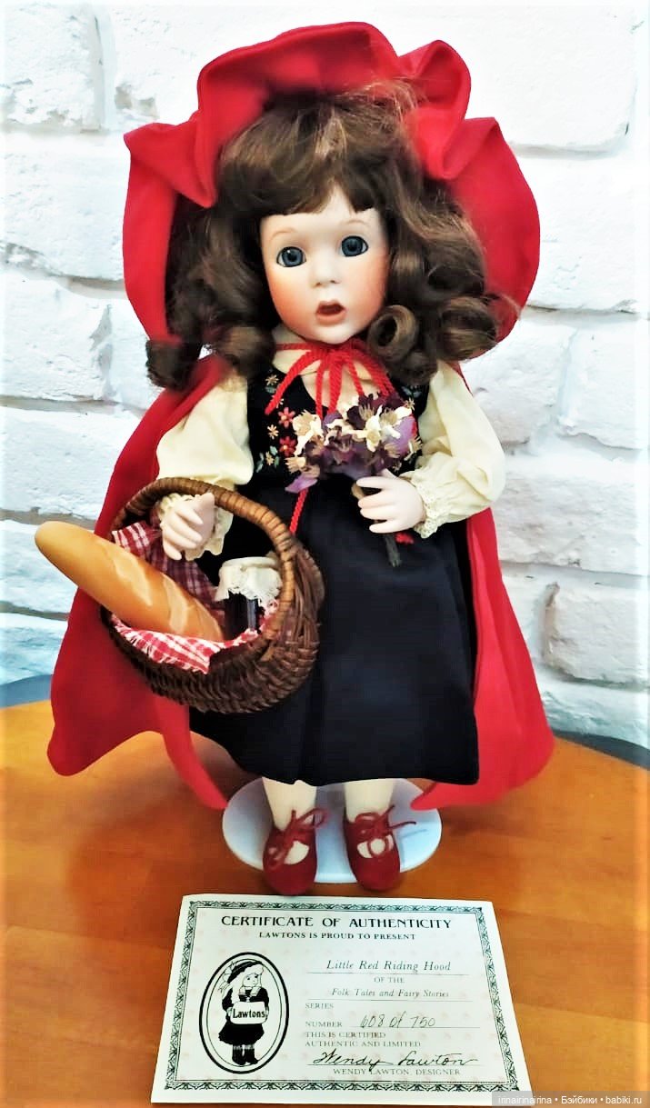 Красная Шапочка, полностью фарфоровая (422,1)