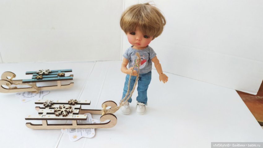 Санки для ваших кукол — Аксессуары для кукол (фото 2)