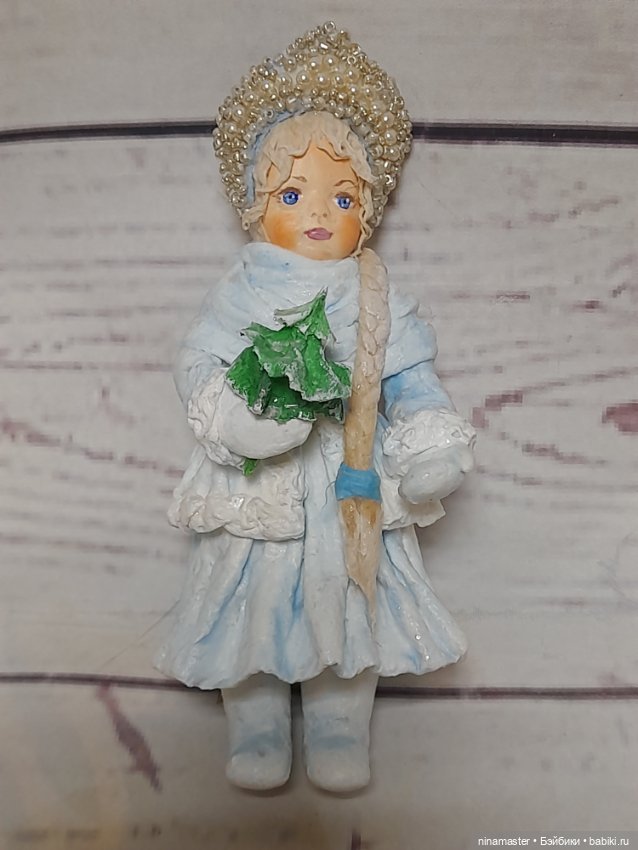 Ватная елочная игрушка — Авторские игрушки