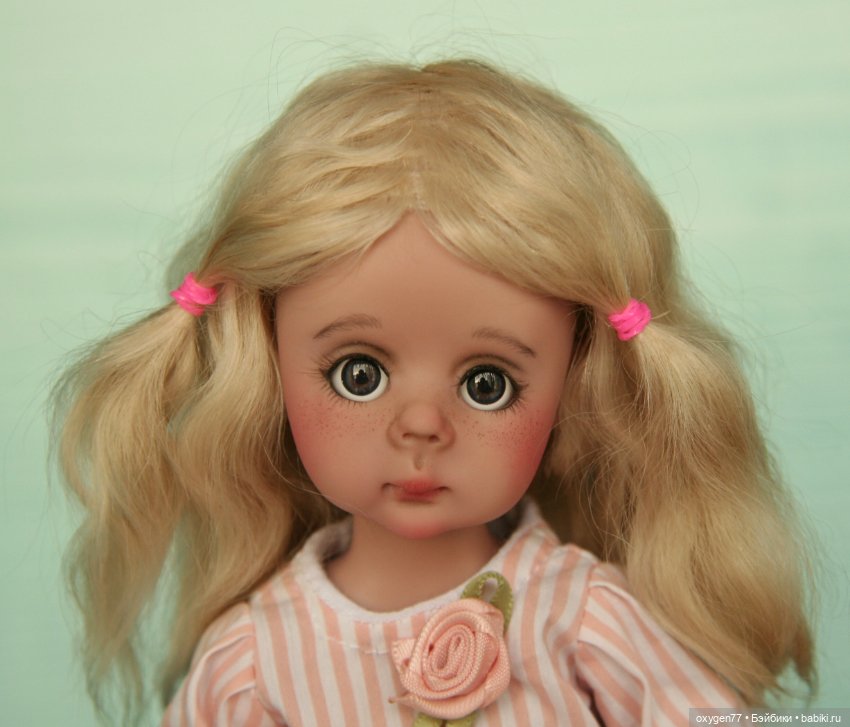 Блондиночка Лайт, авторская шарнирная кукла из полиуретана, фулсет (фото 8)
