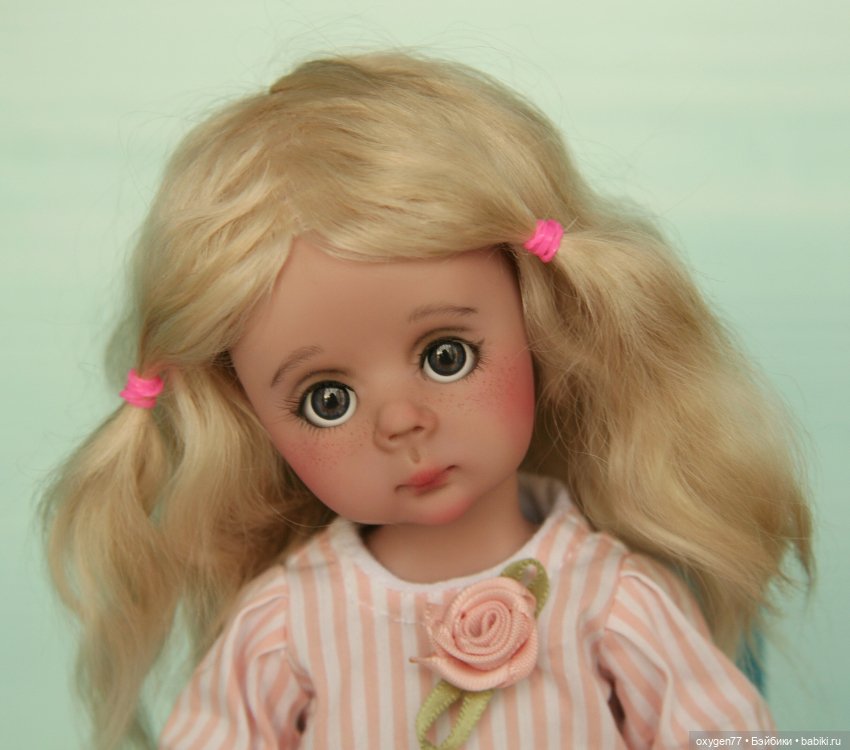 Блондиночка Лайт, авторская шарнирная кукла из полиуретана, фулсет (фото 2)