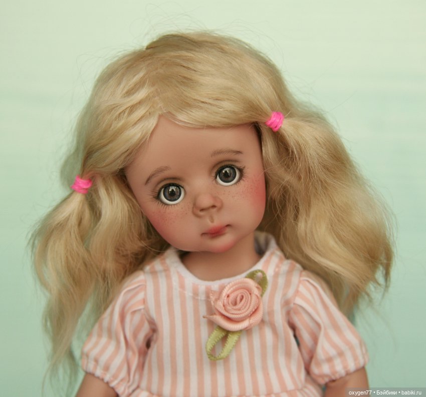 Блондиночка Лайт, авторская шарнирная кукла из полиуретана, фулсет