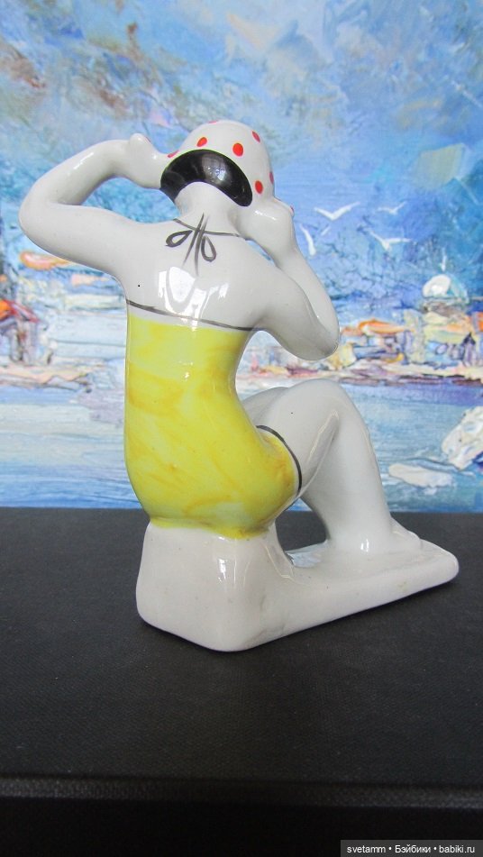 Спорт, Гжель СССР — Статуэтки (фото 4)