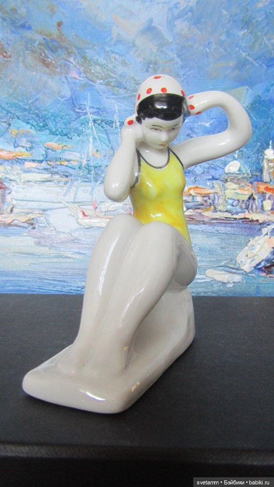 Спорт, Гжель СССР — Статуэтки (фото 2)