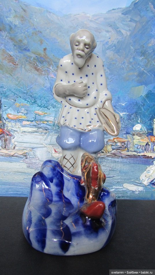 Золотая рыбка, СССР Гжель