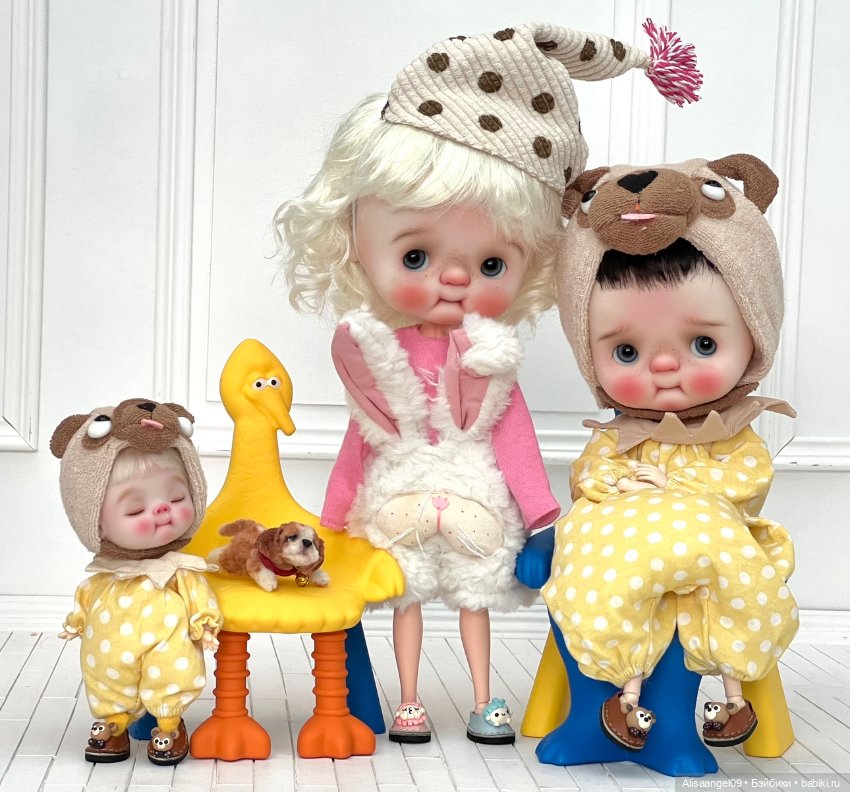 Комплект зайчик — Одежда для BJD