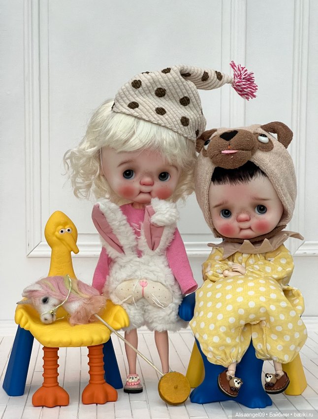 Комплект зайчик — Одежда для BJD