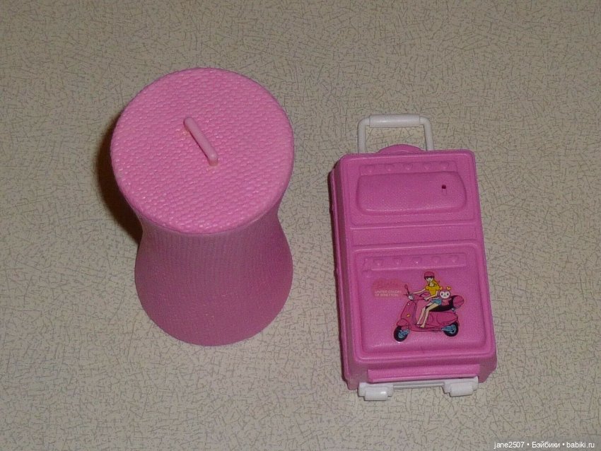 Чемодан и корзина для кукол 12 дюймов - от Barbie Fashion Fever и Barbie Loves Benetton