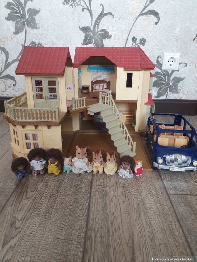 Дом с мебелью sylvanian families