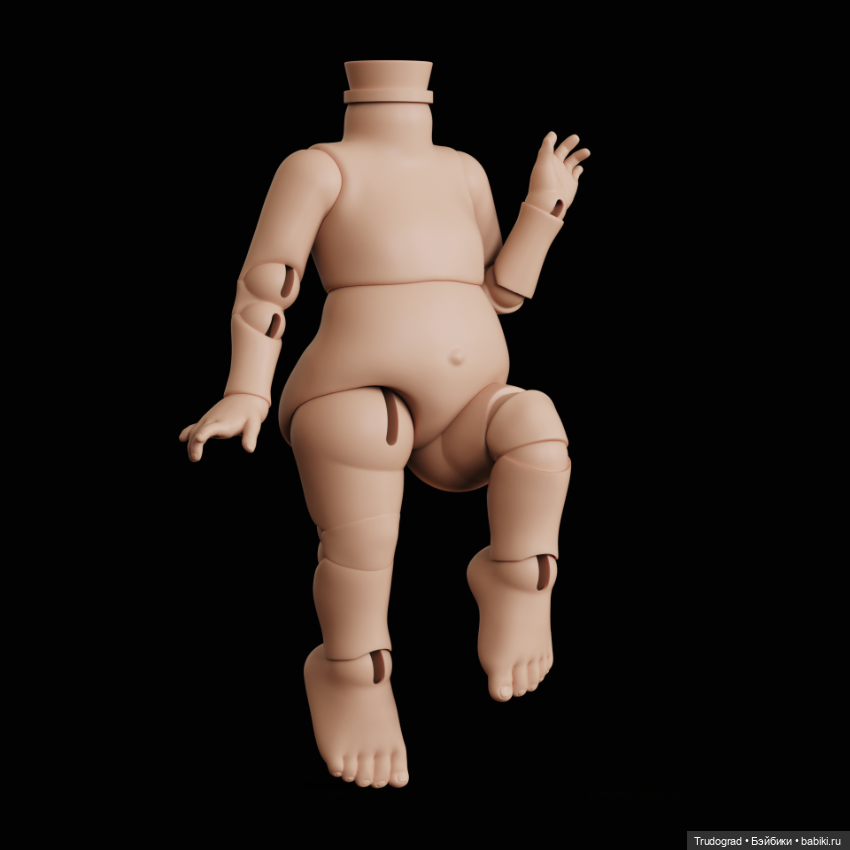 Шарнирное тело для куклы Mia (фото 4)