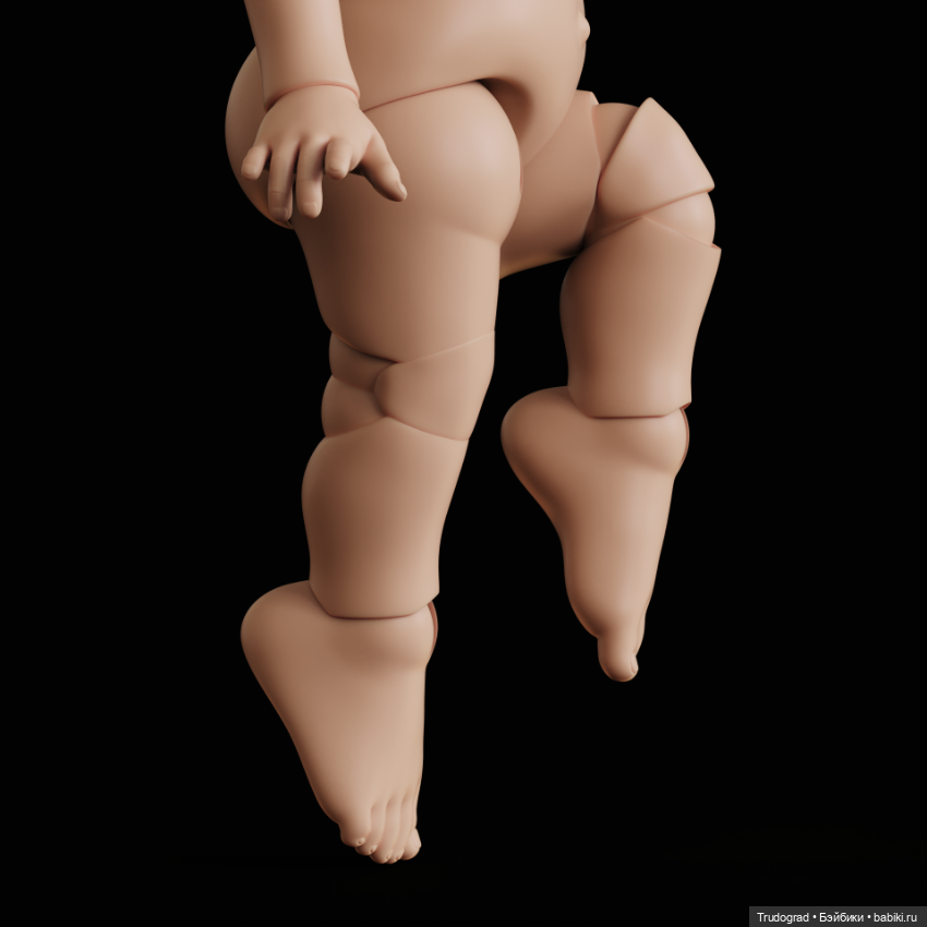 Шарнирное тело для куклы Mia (фото 5)