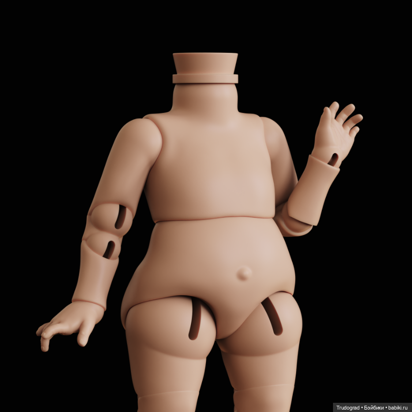 Шарнирное тело для куклы Mia (фото 2)