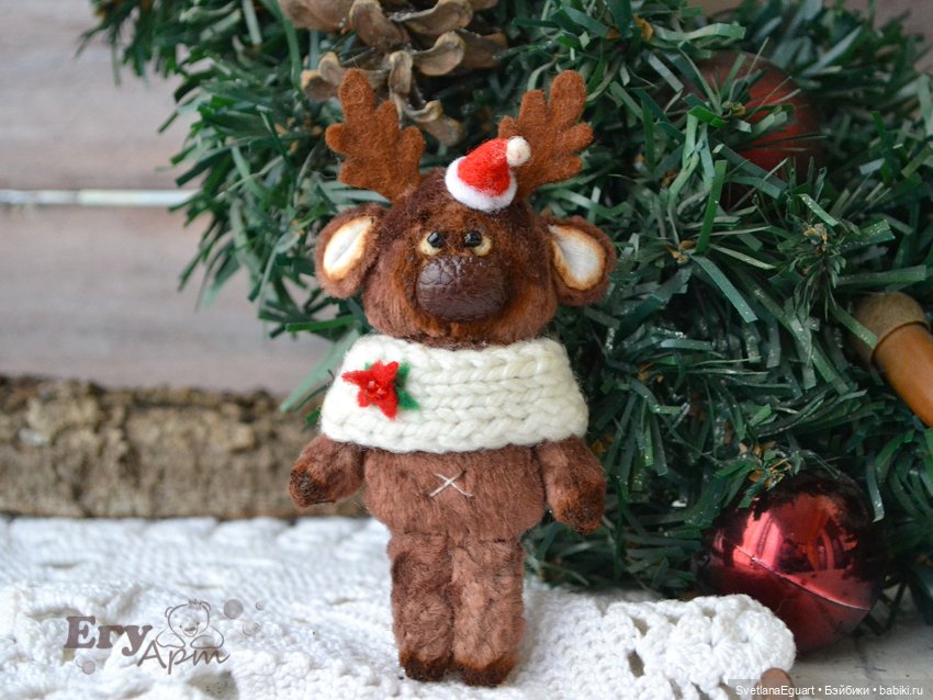 Мини олень — Авторские игрушки