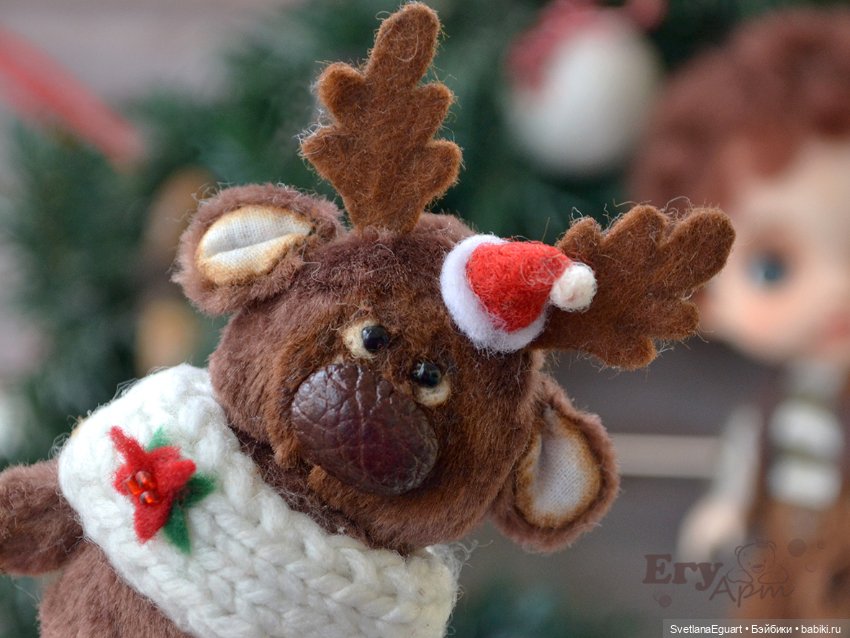 Мини олень — Авторские игрушки (фото 2)