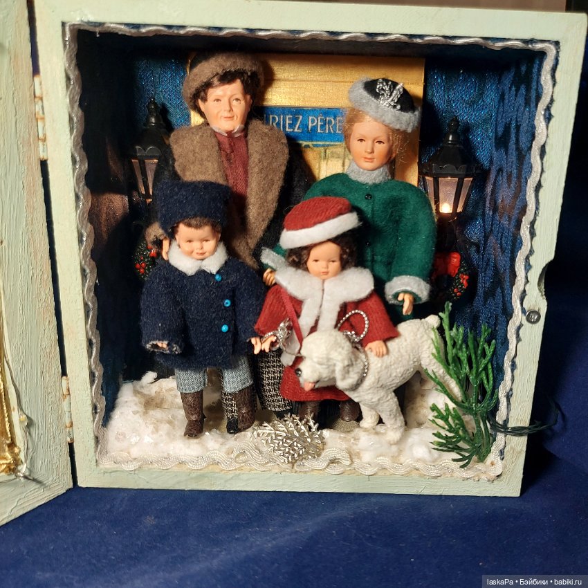 Новый год! Семья. Сасо — Кукольная миниатюра и румбокс