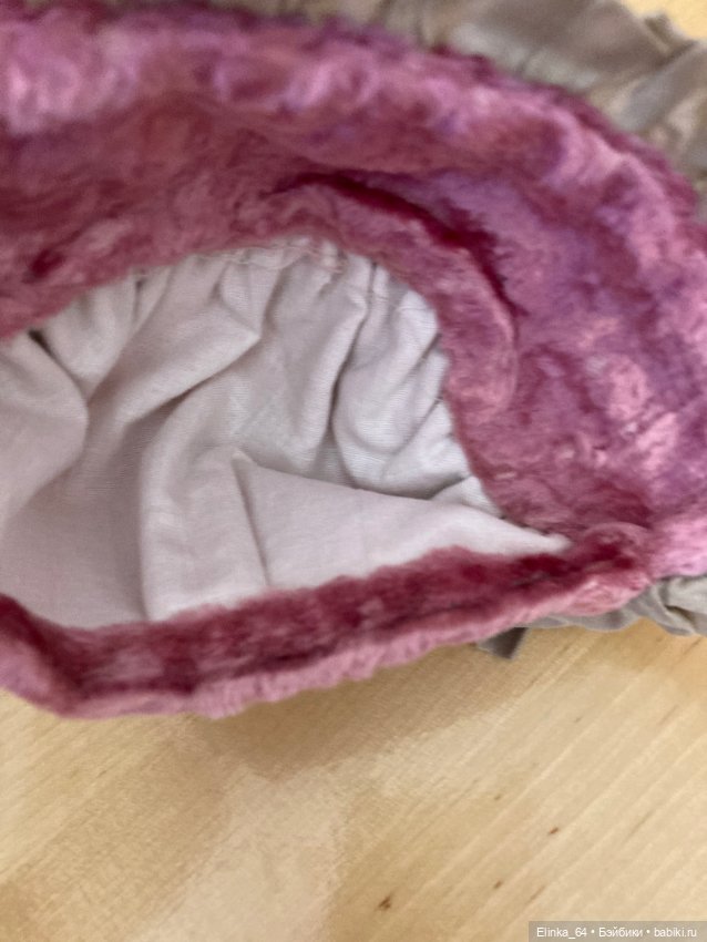 Шляпка капор для антикварной куклы (фото 6)