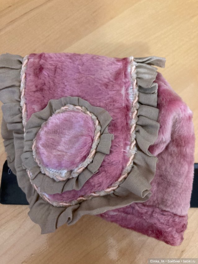 Шляпка капор для антикварной куклы