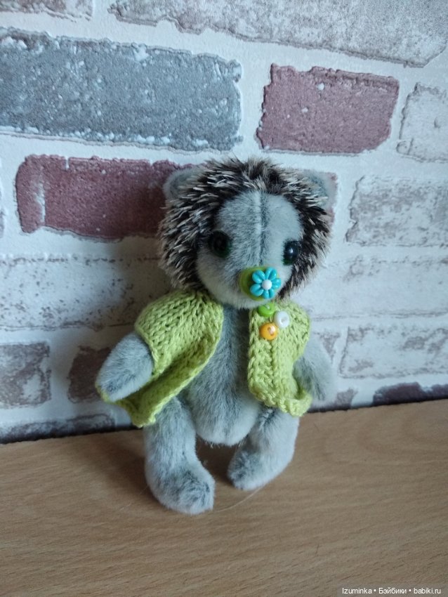 Мини тедди ёжик Долли (12 см) (фото 3)